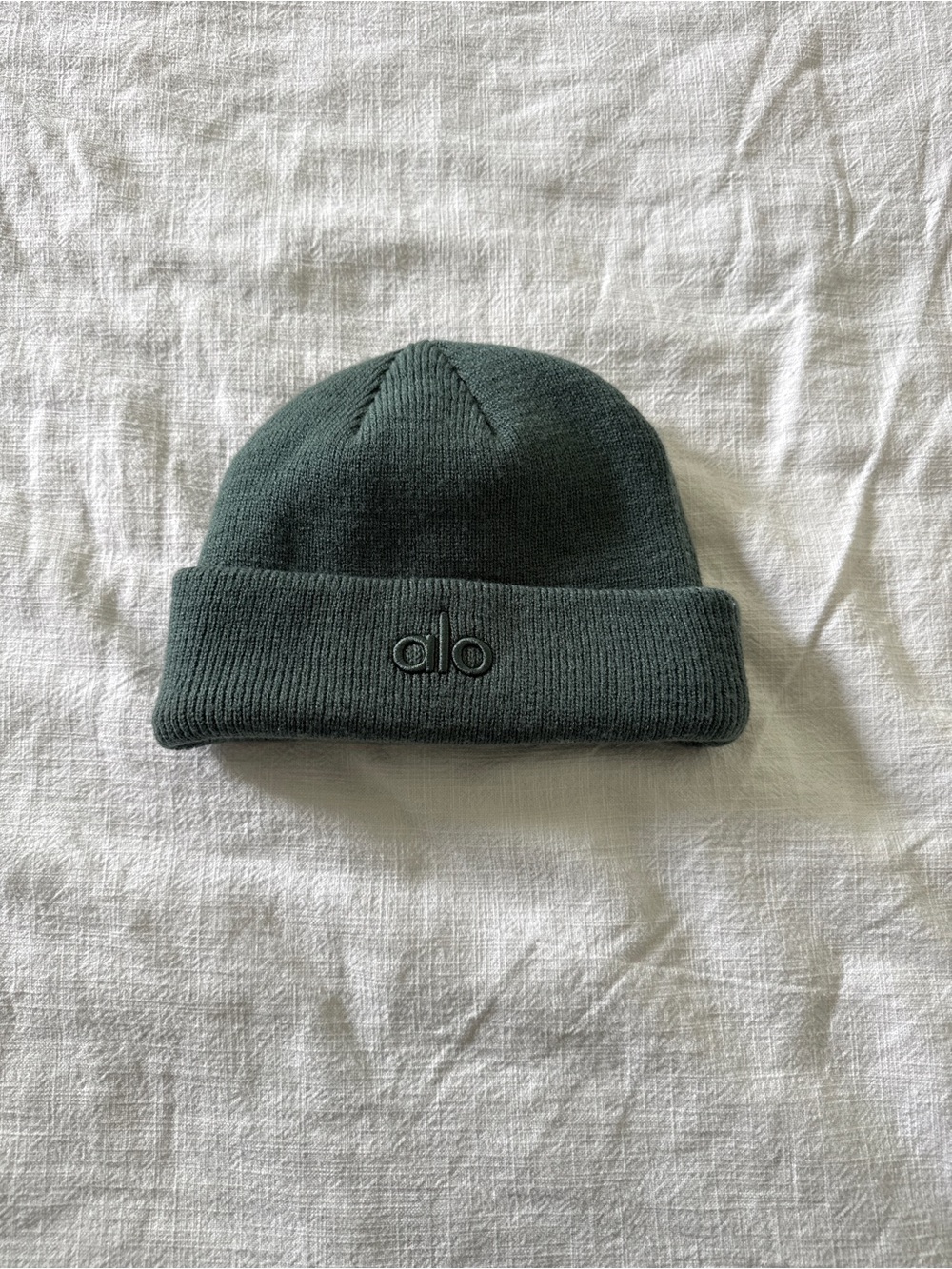 alo Knit Beanie in Deep Green